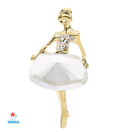 Segė Balerina Gold; 4x2.4cm Segė Balerina Gold; 4x2.4cm