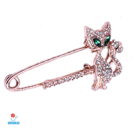 Segė žiogelis Kitty Gold 973; 6x3cm Segė žiogelis Kitty Gold 973; 6x3cm