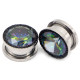Auskarai tuneliai Diamond Black Rainbow, 2vnt; 8mm, 10mm, 12mm, 14mm
