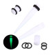 Ausų tunelių išplėtėjų rinkinys Spike Glowing; 4mm, 5mm, 6mm, 8mm, 10mm