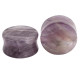 Auskarai tuneliai Stone Purple 2vnt; 6mm, 8mm, 10mm, 12mm, 14mm, 16mm
