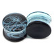 Auskarai tuneliai Glass Steam Blue 2vnt; 8mm, 10mm, 12mm, 14mm