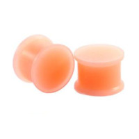 Auskarai tuneliai silikoniniai kamščiai Skin Plug, 2vnt; 4mm, 6mm, 8mm, 10mm, 12mm, 14mm