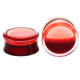 Auskarai tuneliai Acryl Liquid Blood, 2vnt; 10mm, 12mm, 14mm, 16mm, 18mm