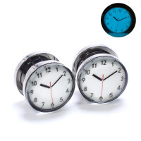 Auskarai tuneliai Time Glow, 2vnt; 10mm, 12mm, 14mm, 16mm, 18mm, 20mm