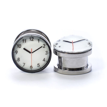 Auskarai tuneliai Time Glow, 2vnt; 10mm, 12mm, 14mm, 16mm, 18mm, 20mm