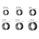 Auskarai tuneliai Steel Planet Gold, 2vnt; 6mm, 8mm, 10mm, 12mm, 14mm, 16mm
