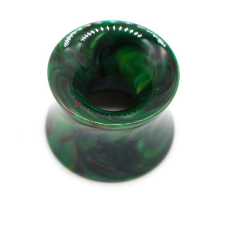 Auskarai tuneliai Glass Green Forest 2vnt; 8mm, 10mm, 12mm, 14mm