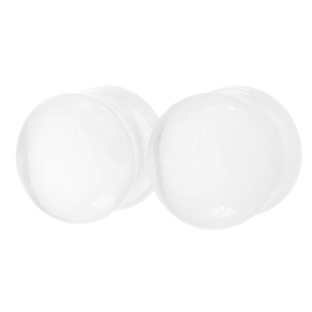 Auskarai tuneliai Acryl Water Matt, 2vnt; 6mm, 8mm, 10mm, 12mm, 14mm, 16mm, 18mm, 20mm