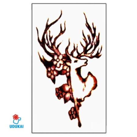 Laikina tatuiruotė Elnias SYA008; 10x6cm