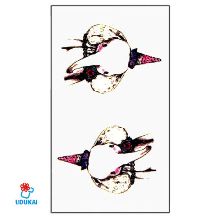 Laikina tatuiruotė Dramblys SYA018; 10x6cm