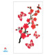 Laikina tatuiruotė Sakura JM017; 10x6cm