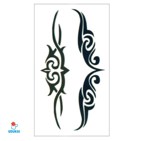 Laikina tatuiruotė Ornamentas JM020; 10x6cm Laikina tatuiruotė Ornamentas JM020; 10x6cm