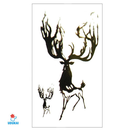 Laikina tatuiruotė Elnias JM24; 10x6cm