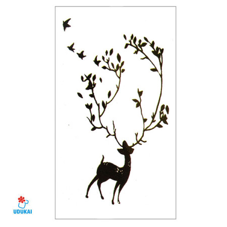 Laikina tatuiruotė Elnias JM037; 10x6cm