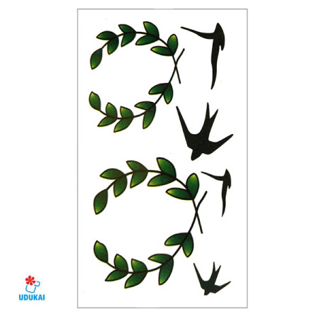 Laikina tatuiruotė Kregždutės 041; 10x6cm