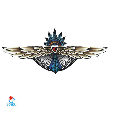 Laikina tatuiruotė Inka X013; 29x13cm