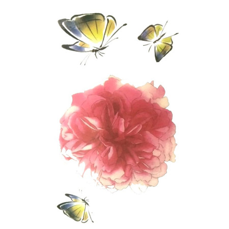 Laikina tatuiruotė Drugeliai I06; 10x6cm