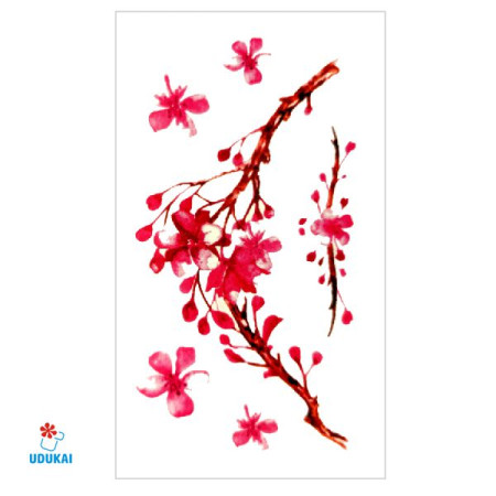 Laikina tatuiruotė Sakura NN010; 10x6cm