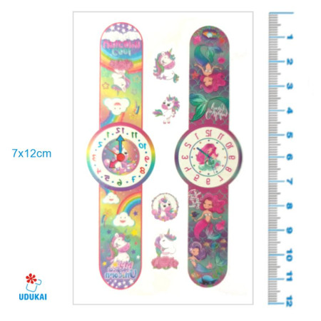 Laikina tatuiruotė Kids Mix X01; 12x7cm