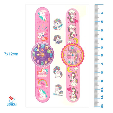 Laikina tatuiruotė Kids Mix X05; 12x7cm