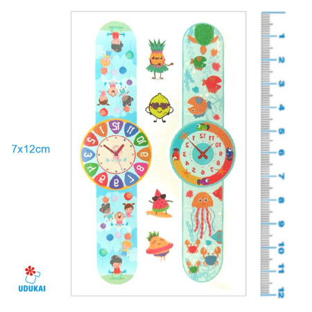 Laikina tatuiruotė Kids Mix X07; 12x7cm