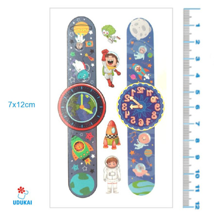 Laikina tatuiruotė Kids Mix X09; 12x7cm