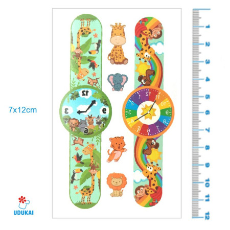 Laikina tatuiruotė Kids Mix X10; 12x7cm