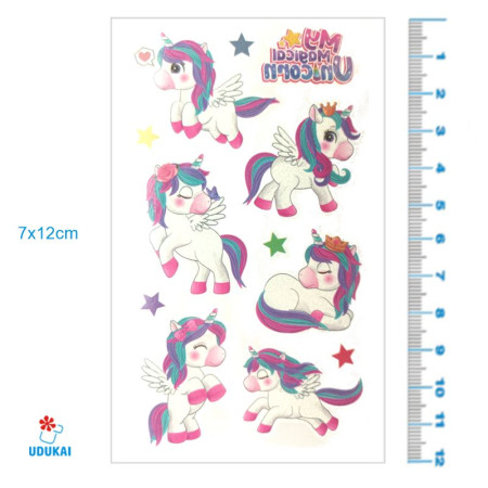 Laikina tatuiruotė Kids Mix EA01; 12x7cm