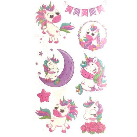 Laikina tatuiruotė Kids Mix EA02; 12x7cm