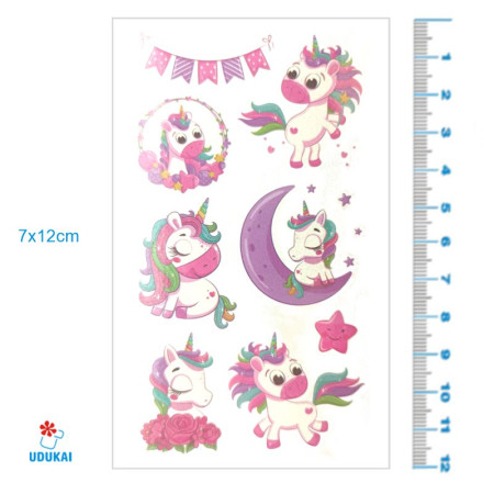 Laikina tatuiruotė Kids Mix EA02; 12x7cm