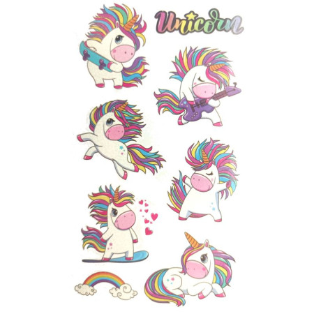 Laikina tatuiruotė Kids Mix EA06; 12x7cm