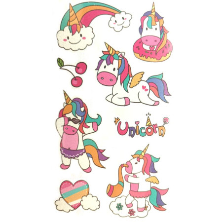 Laikina tatuiruotė Kids Mix EA08; 12x7cm