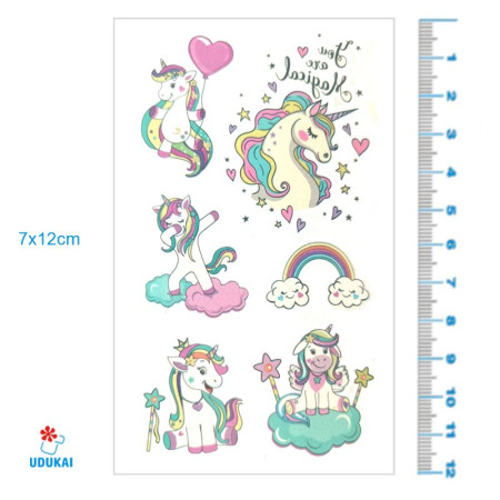 Laikina tatuiruotė Kids Mix E01; 12x7cm Laikina tatuiruotė Kids Mix E01; 12x7cm