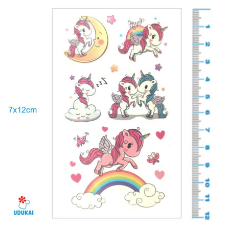 Laikina tatuiruotė Kids Mix E04; 12x7cm