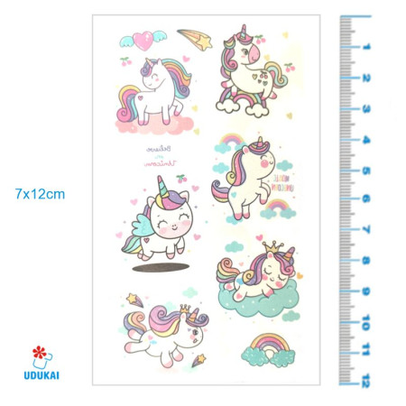 Laikina tatuiruotė Kids Mix E09; 12x7cm