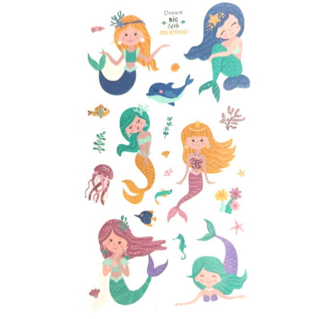 Laikina tatuiruotė Kids Mix D03; 12x7cm