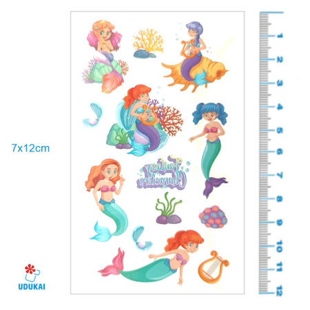 Laikina tatuiruotė Kids Mix D04; 12x7cm Laikina tatuiruotė Kids Mix D04; 12x7cm