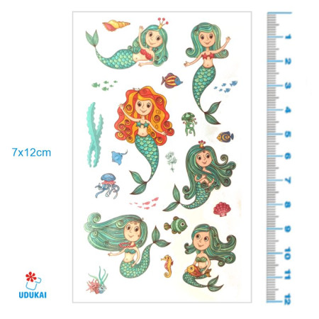 Laikina tatuiruotė Kids Mix D05; 12x7cm