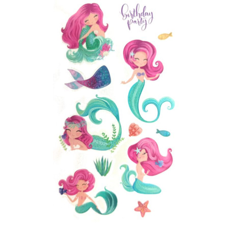 Laikina tatuiruotė Kids Mix D06; 12x7cm