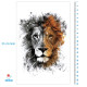 Laikina tatuiruotė Liūtas 584; 21x14cm