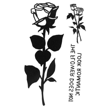 Laikina tatuiruotė Flower 034; 10x6cm