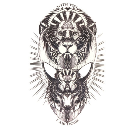 Laikina tatuiruotė With You 093; 10x6cm Laikina tatuiruotė With You 093; 10x6cm