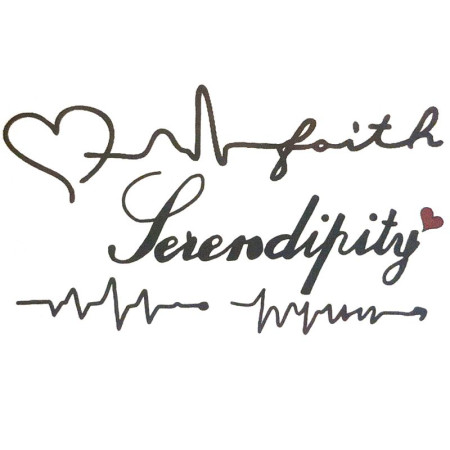 Laikina tatuiruotė Serendipity 33230; 10x6cm Laikina tatuiruotė Serendipity 33230; 10x6cm