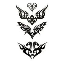 Laikina tatuiruotė Ornamentai 33558; 10x6cm