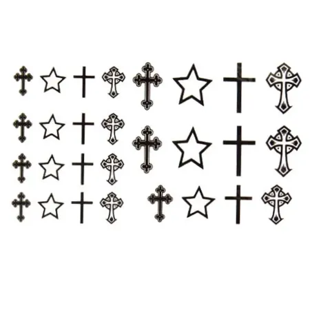 Laikina tatuiruotė Simboliai 55012; 10x6cm Laikina tatuiruotė Simboliai 55012; 10x6cm