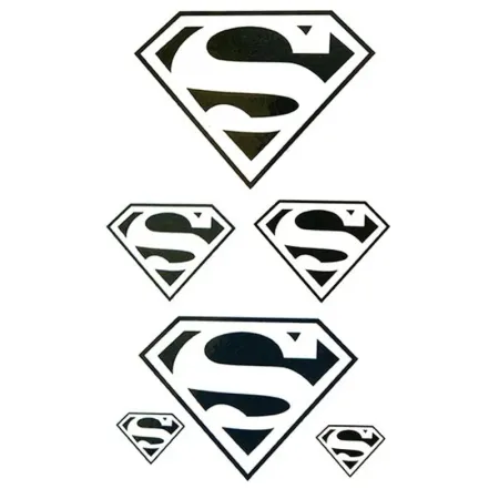 Laikina tatuiruotė Superman JM009; 10x6cm Laikina tatuiruotė Superman JM009; 10x6cm