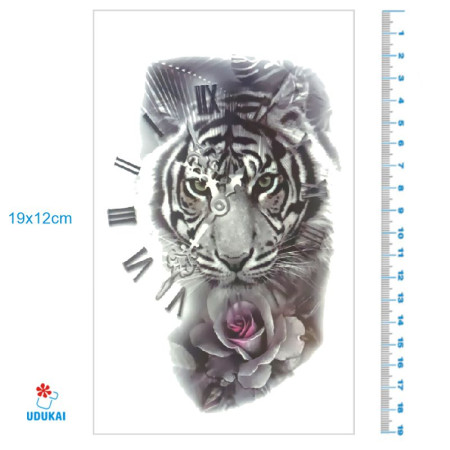 Laikina tatuiruotė Tigras 8132; 19x12cm Laikina tatuiruotė Tigras 8132; 19x12cm