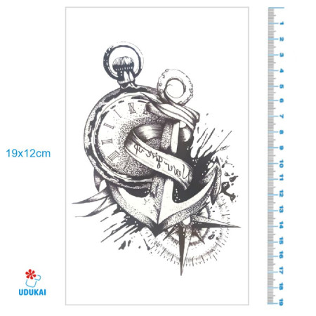 Laikina tatuiruotė Inkaras 8282; 19x12cm