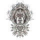 Laikina tatuiruotė Liūtas 8293; 19x12cm
